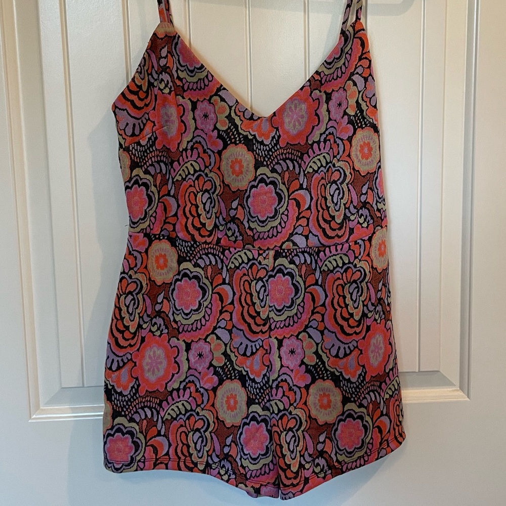Zara floral romper